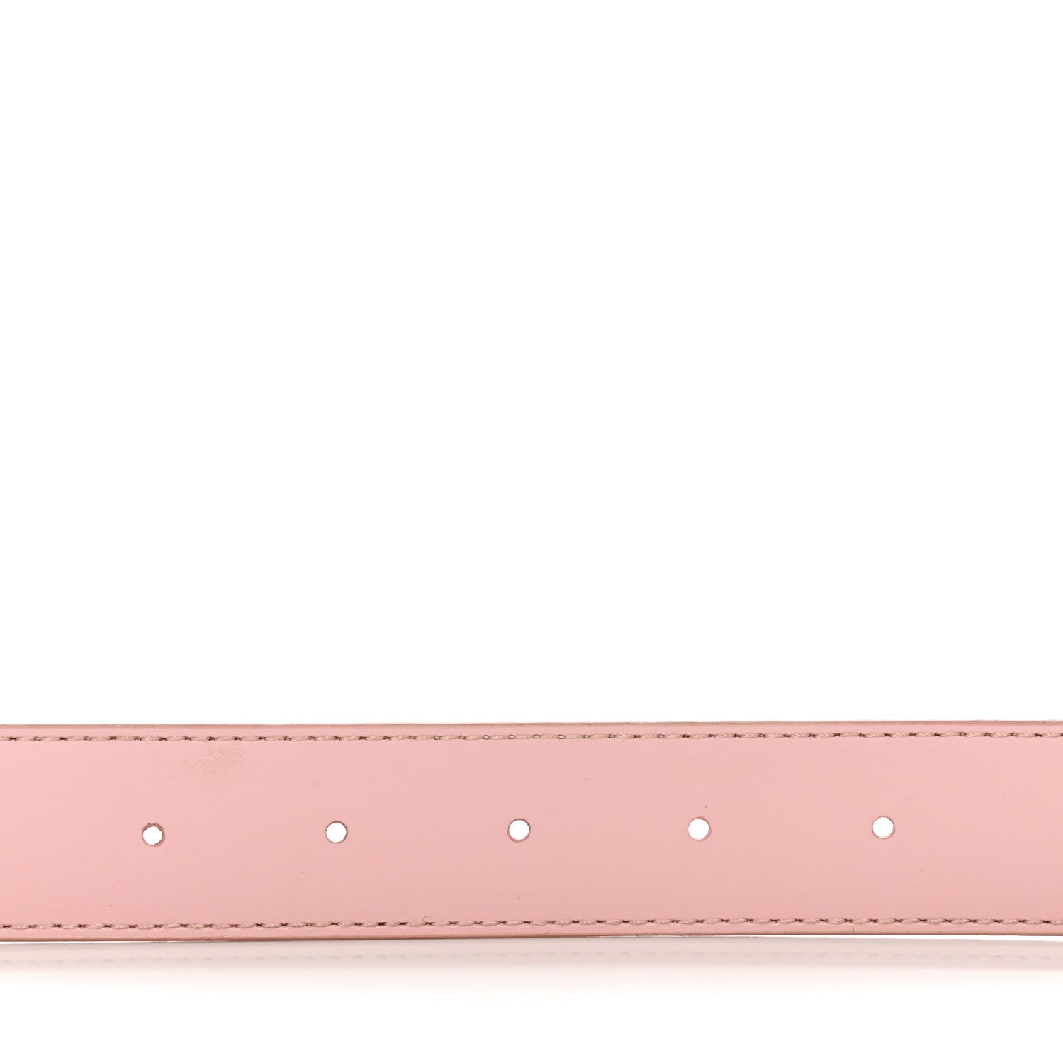 Louis Vuitton Damier Azur LV Initiales 32mm Belt 80/32 Rose Ballerine 5 of 7