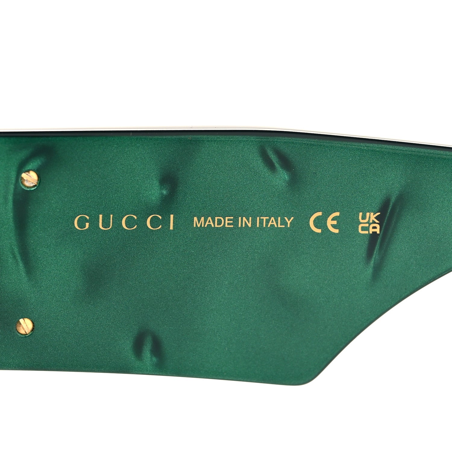Gucci Acetate Square Frame Sunglasses GG0956S Green Black 5 of 7
