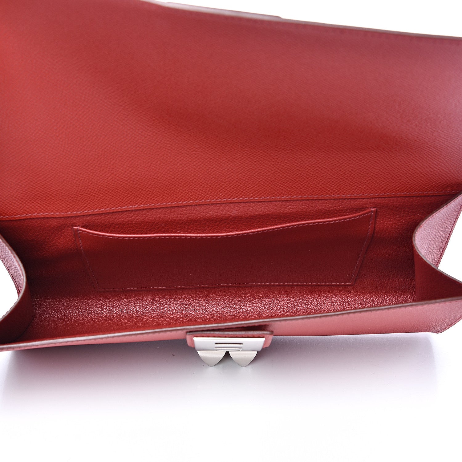 Hermes Epsom Medor 29 Clutch Rouge Garance 4 of 10