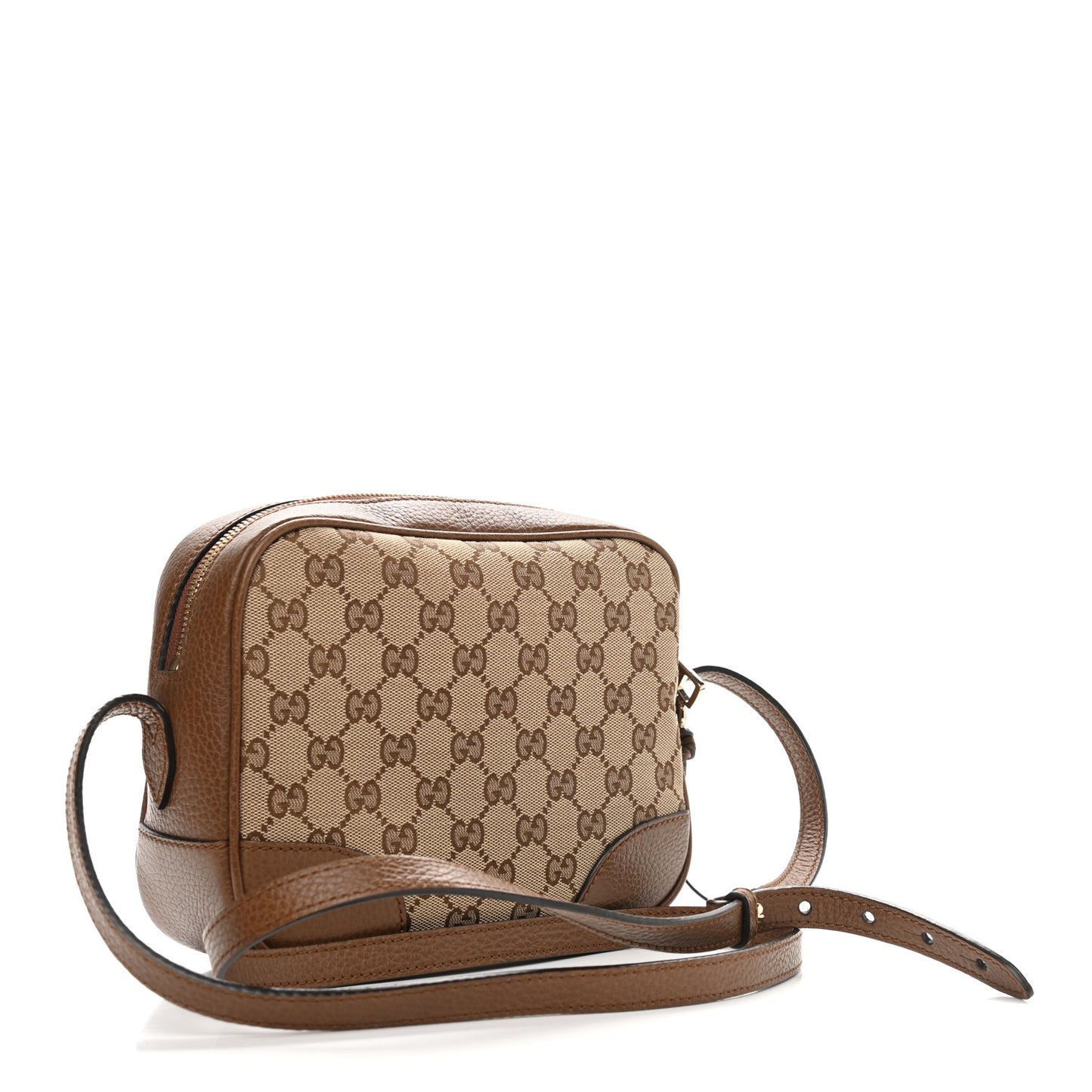 Monogram Mini Bree Messenger Bag Beige Tabacco
