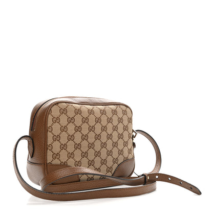 Gucci Monogram Mini Bree Messenger Bag Beige Tabacco 3 of 12