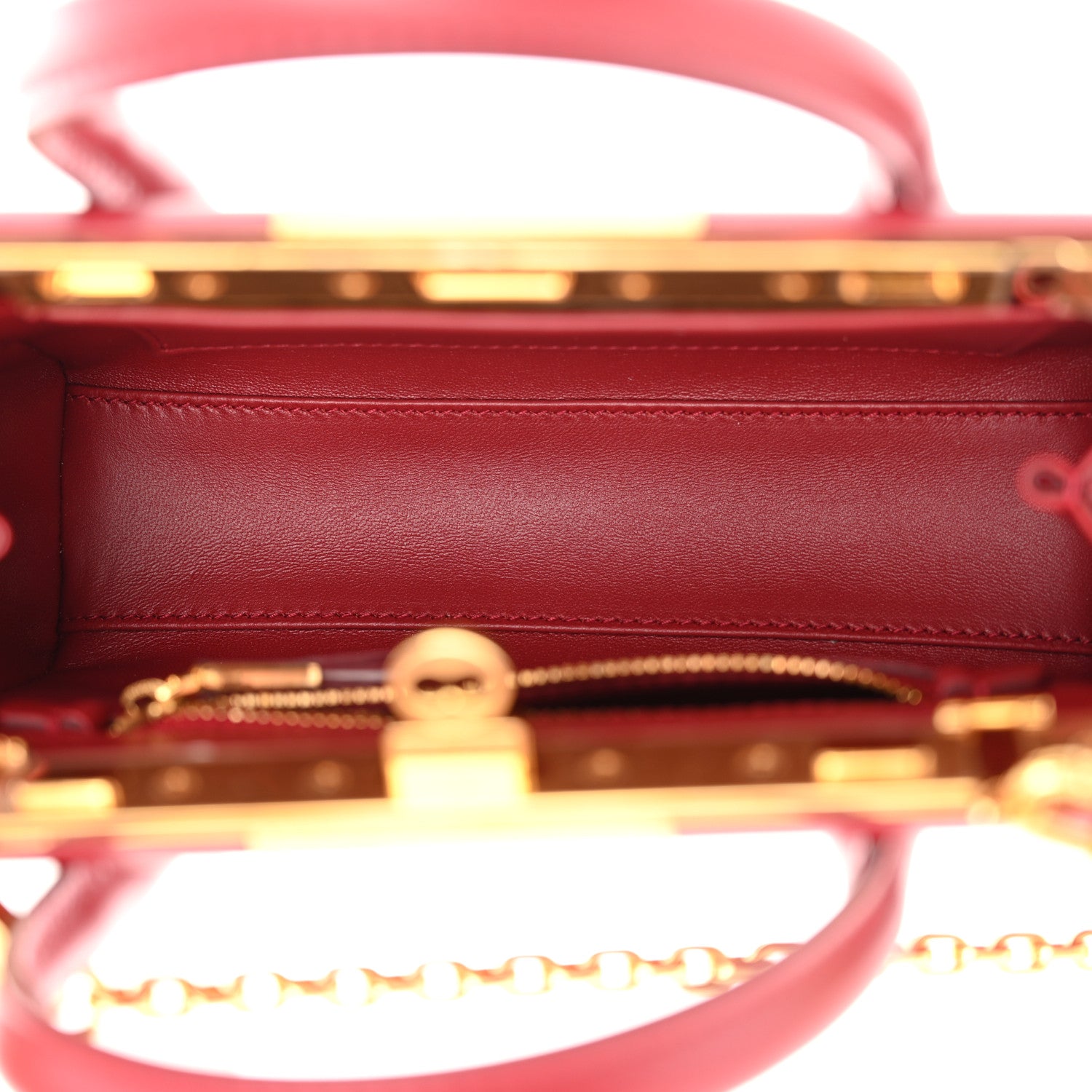 Dolce & Gabbana Vitello Mini Marlene Day Bag Red 5 of 10