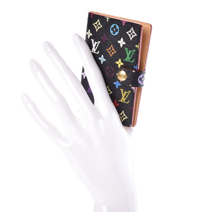 Louis Vuitton Monogram Multicolor Carnet de Bal Mini Agenda Cover Black 2 of 6
