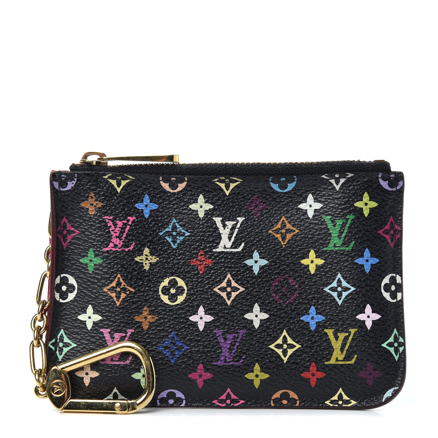 Monogram Multicolor Key Pouch Black Grenade