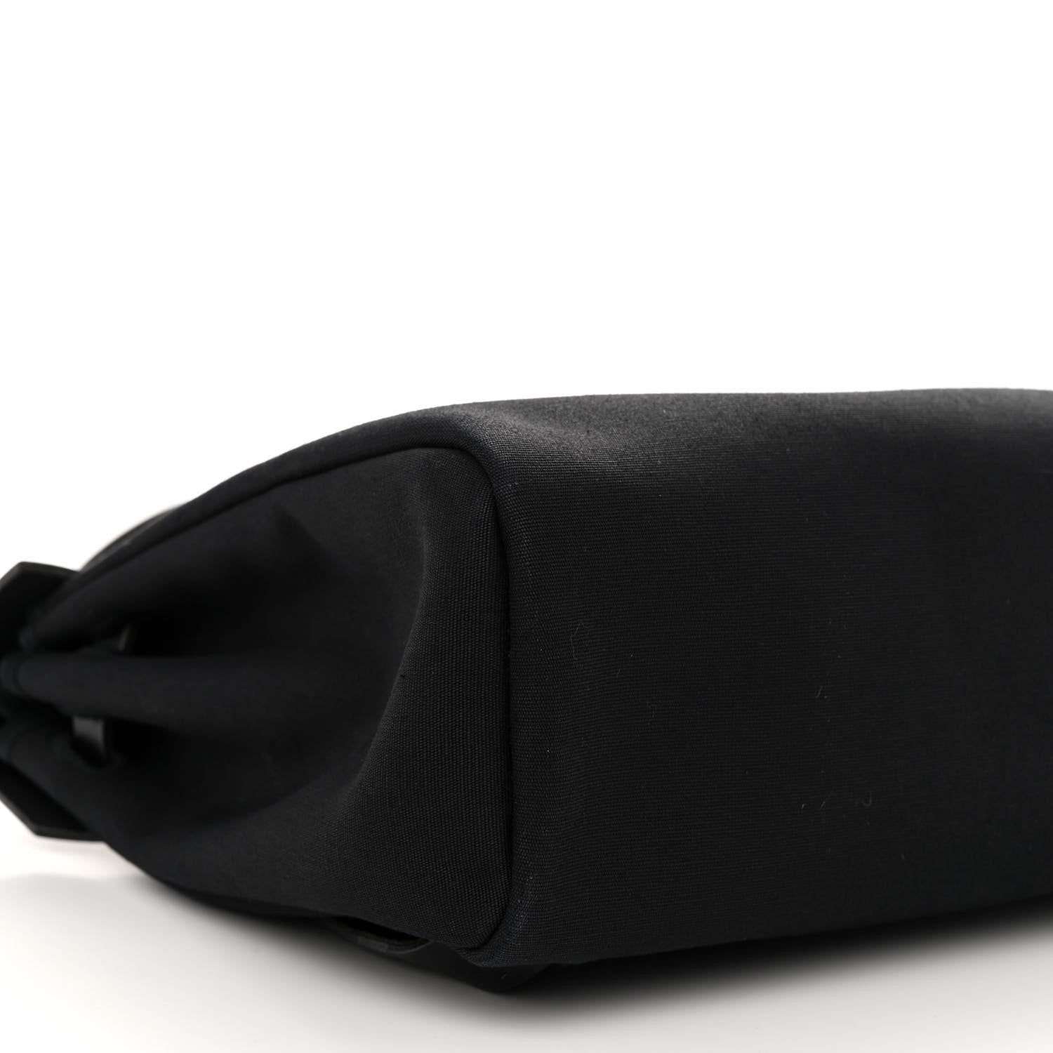 Hermes Toile Vache Calfskin Herbag 30 PM Backpack Black 10 of 11