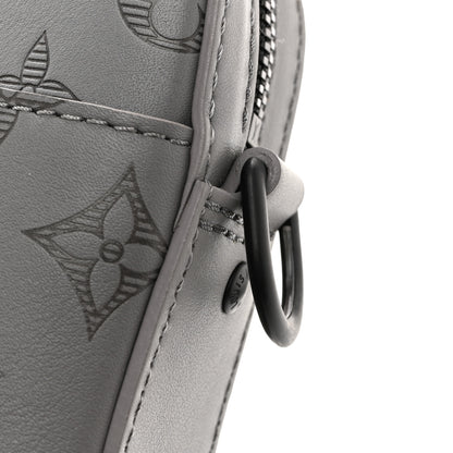 Louis Vuitton Calfskin Monogram Shadow Trio Messenger Anthracite Gray 12 of 15