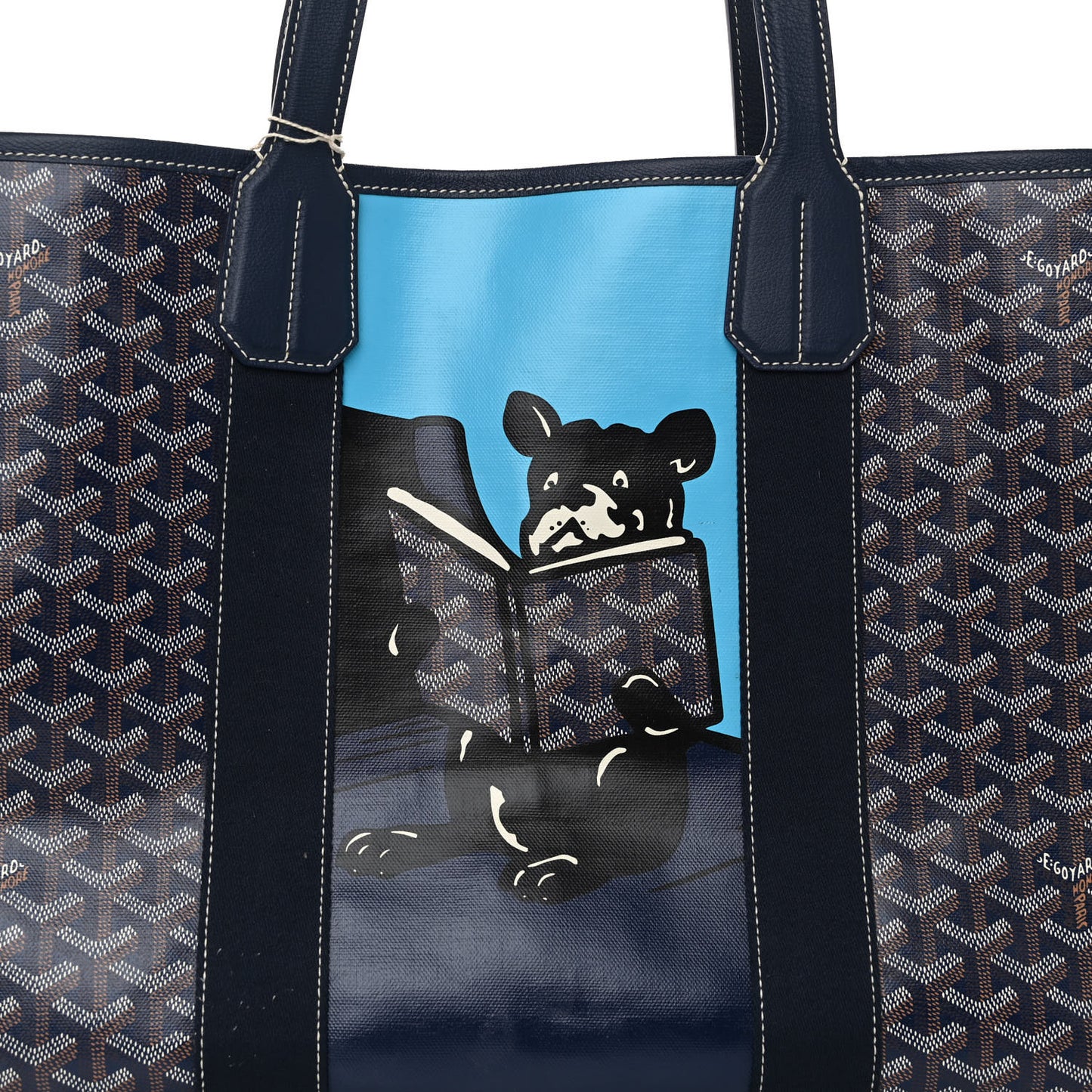 Goyardine Villette Tote Blue