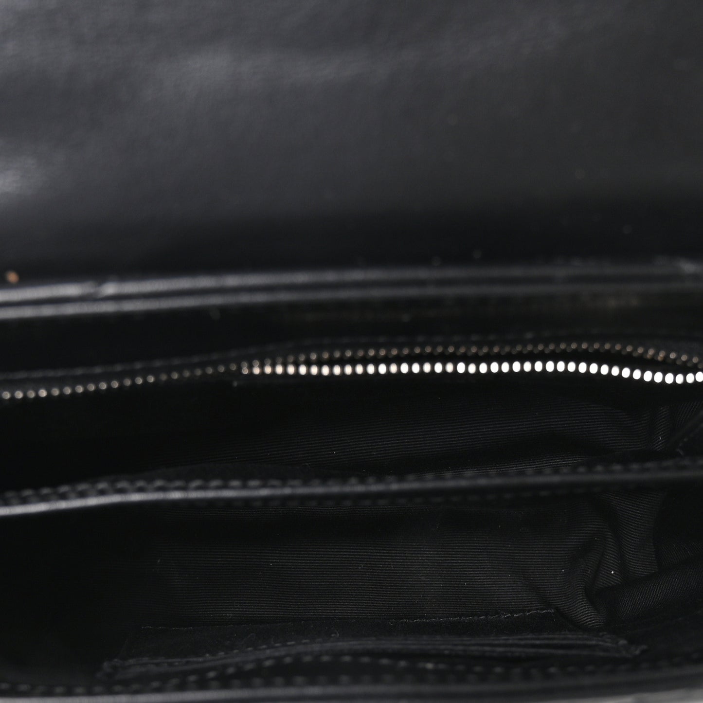 Calfskin Y Quilted Monogram Toy Loulou Crossbody Bag Black