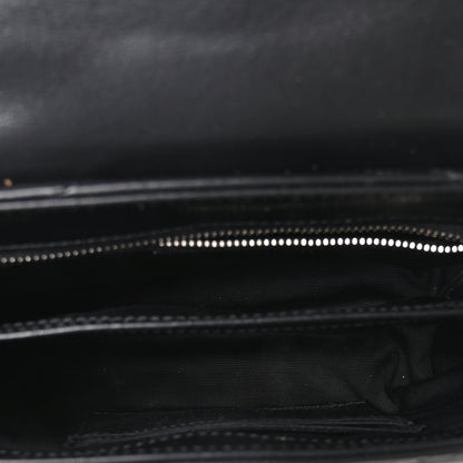 Saint Laurent Calfskin Y Quilted Monogram Toy Loulou Crossbody Bag Black 5 of 10