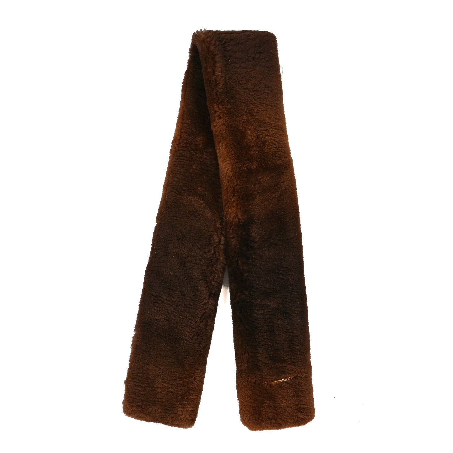 Chanel Fur CC Scarf Brown 2 of 3