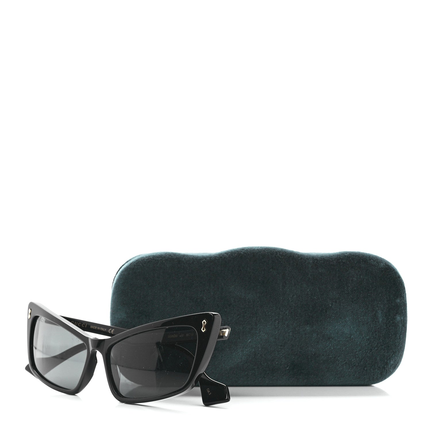 Gucci Acetate Cat Eye Sunglasses GG0626S Black 8 of 8