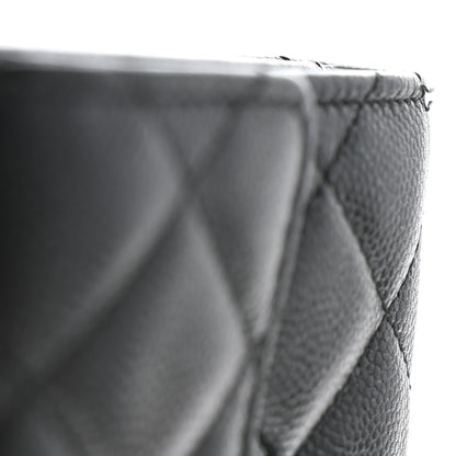 Chanel Iridescent Caviar Quilted Compact Flap Wallet Black 8 of 11