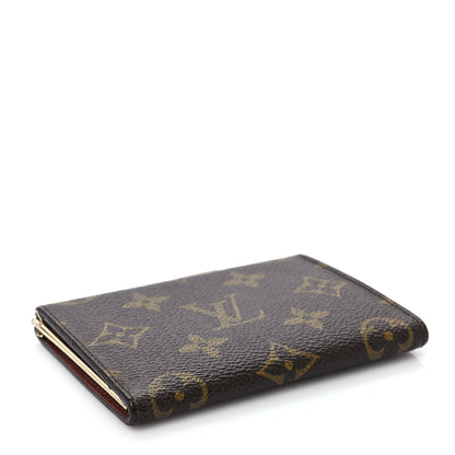 Louis Vuitton Monogram French Kiss Lock Coin Purse 4 of 6