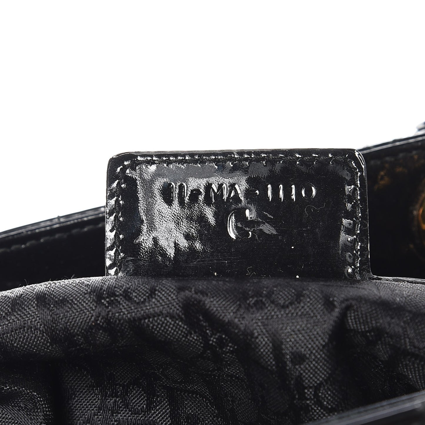 Patent Cannage Large Lady Dior Black