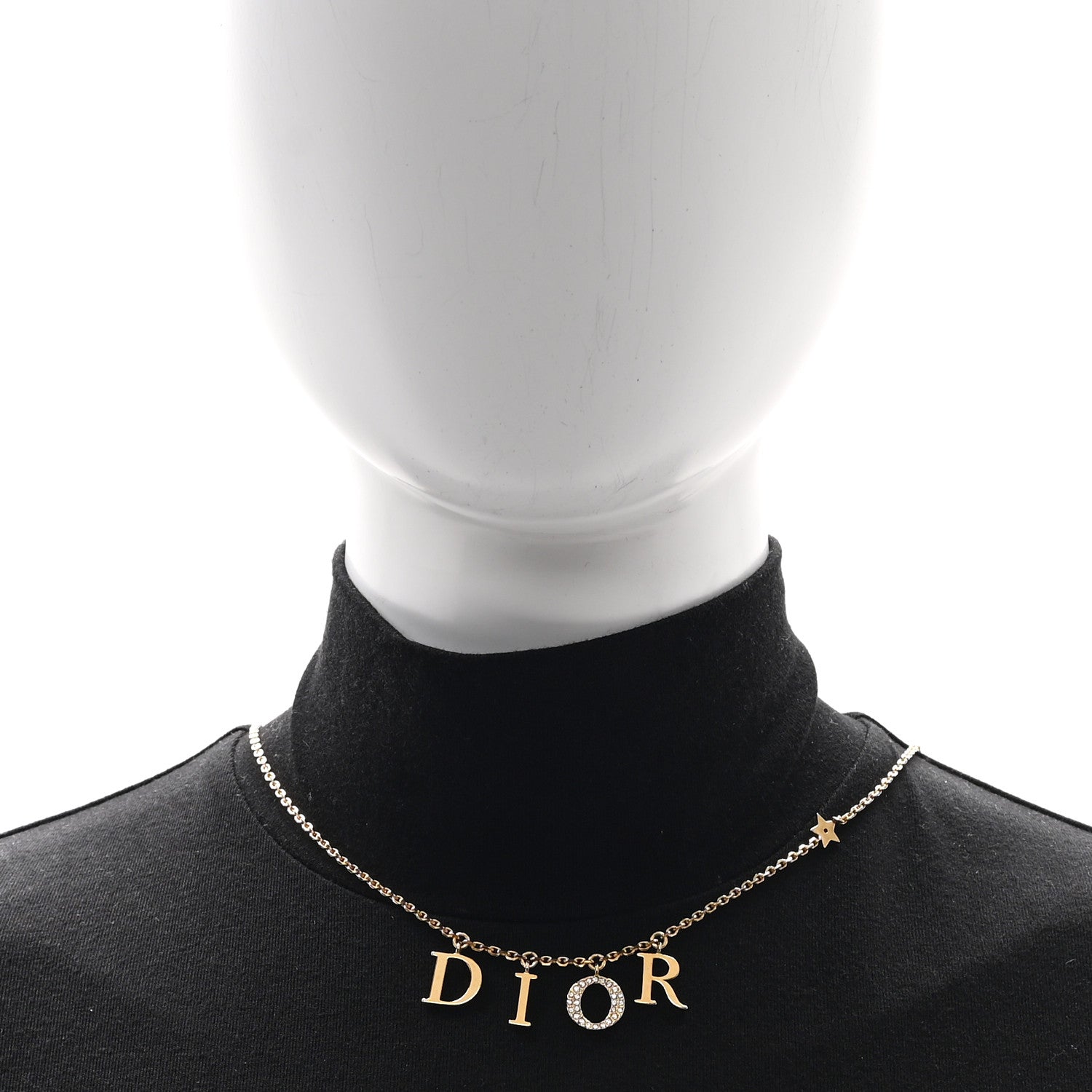 Christian Dior Crystal Dio(r)evolution Necklace Gold 2 of 4