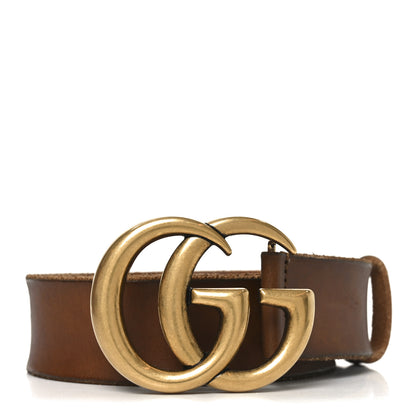 Gucci Faded Calfskin Double G 100 40 Belt 100 40 Cuir 1 of 5