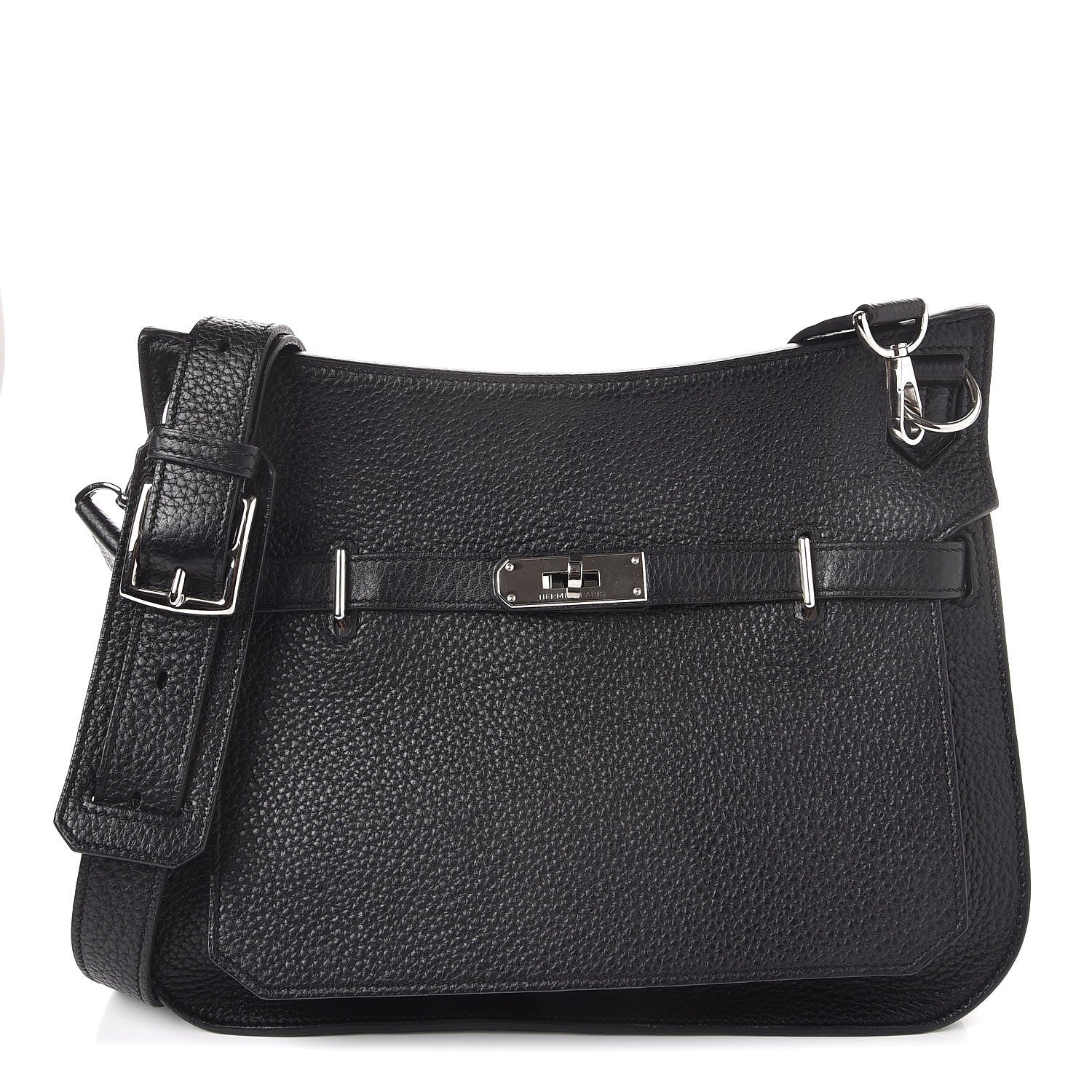 Hermes Taurillon Clemence Jypsiere 28 Black 1 of 7