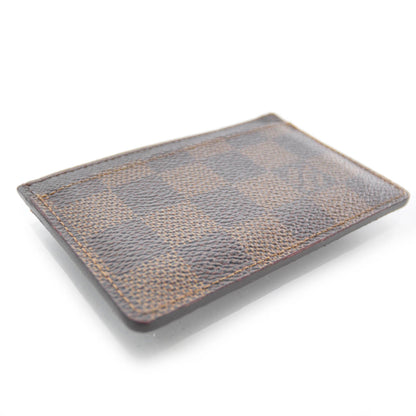 Louis Vuitton Damier Ebene Simple Card Holder 3 of 5