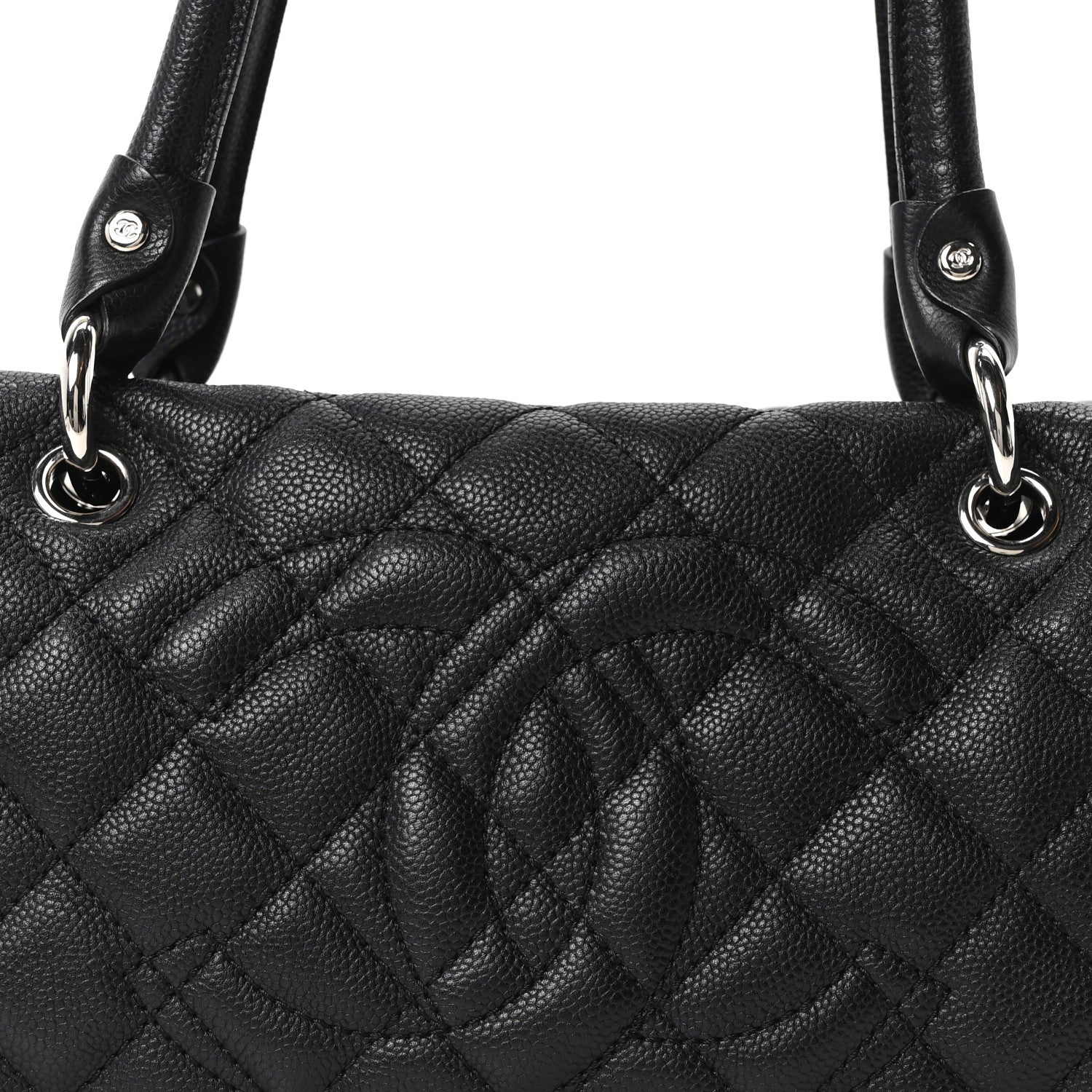 Chanel Caviar Quilted Timeless Bowler Black 8 of 10