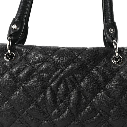 Chanel Caviar Quilted Timeless Bowler Black 8 of 10