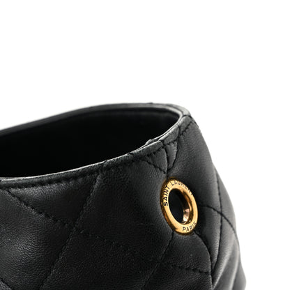 Saint Laurent Lambskin Quilted Maxi Icare Shopping Tote Black 14 of 14