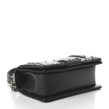 Chanel Calfskin Patent Calfskin Caviar Small Boy Flap Black 4 of 11