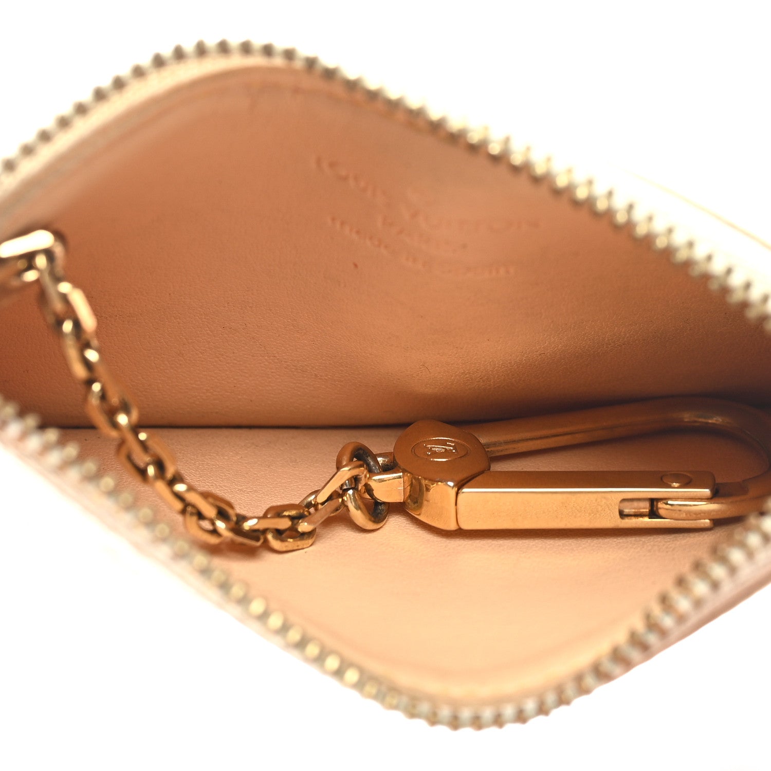 Louis Vuitton Monogram Multicolor Key Pouch White 5 of 6