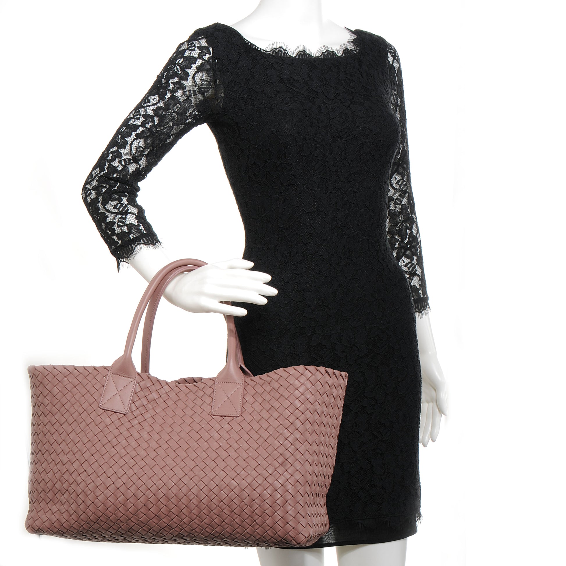 Bottega Veneta Nappa Intrecciato Medium Barcelona Cabat Tote Watteau 2 of 9