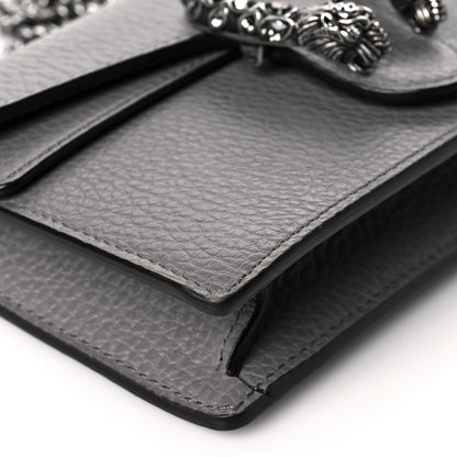 Gucci Dollar Calfskin Crystal Super Mini Dionysus Shoulder Bag Dusty Grey Black Diamond 8 of 9