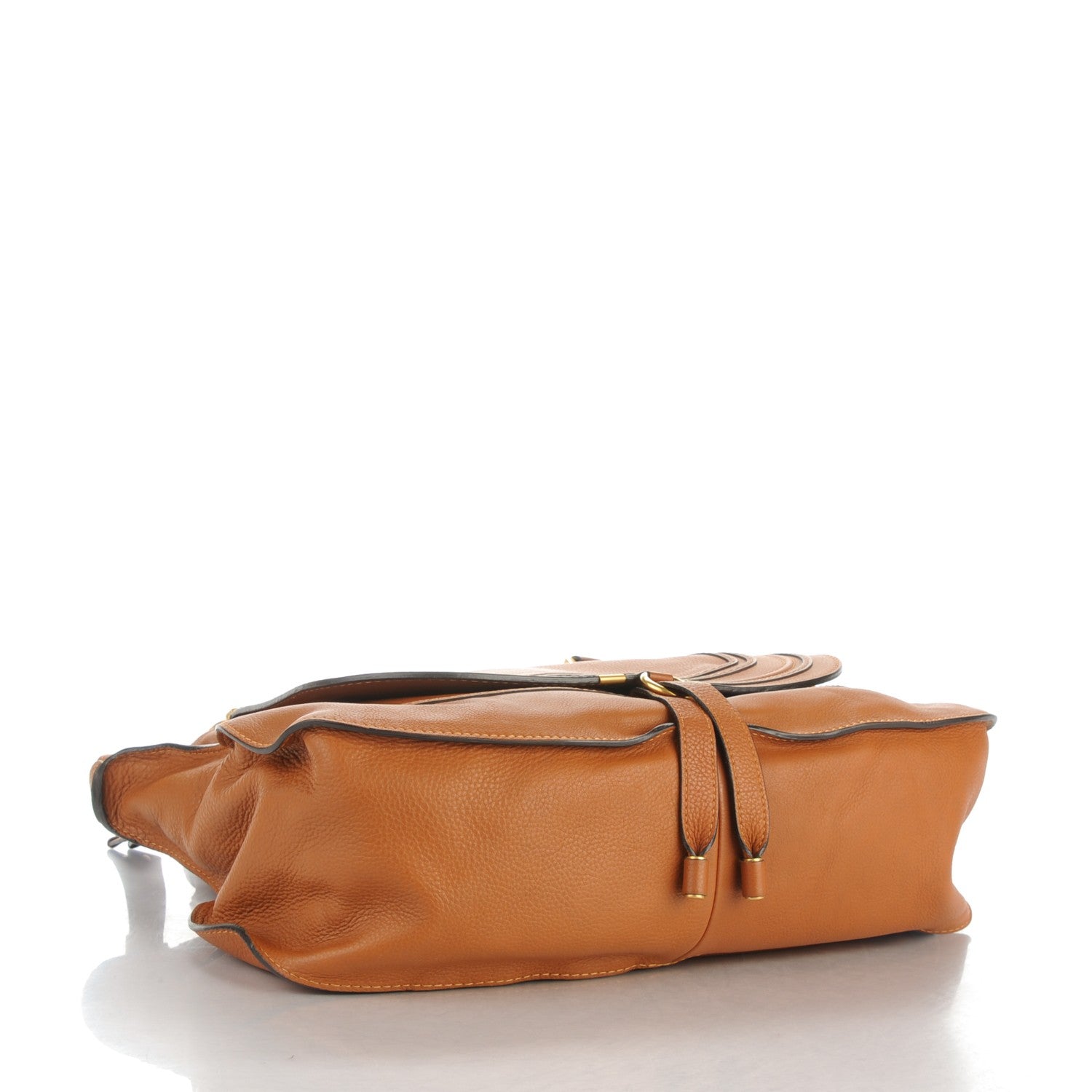 Chloe Calfskin Large Marcie Satchel Tan 4 of 9