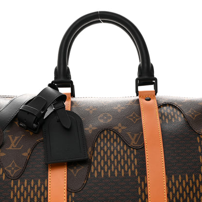Louis Vuitton x Nigo Giant Damier Ebene Monogram Keepall Bandouliere 50 7 of 10