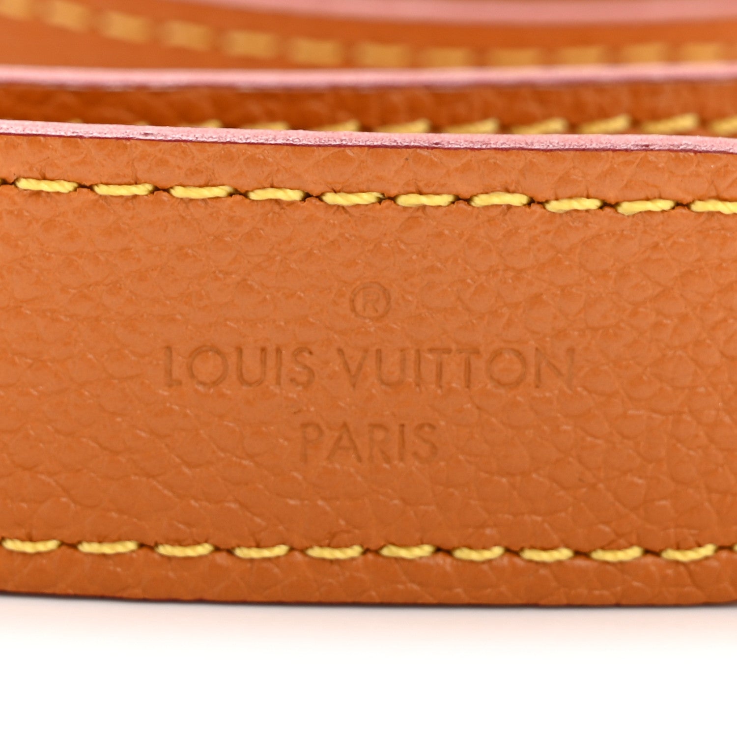 Louis Vuitton Grained Calfskin Marelle Strap Honey Miel 4 of 7