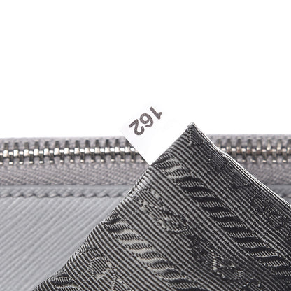 Prada Saffiano Small Galleria Double Zip Tote Granito 7 of 9