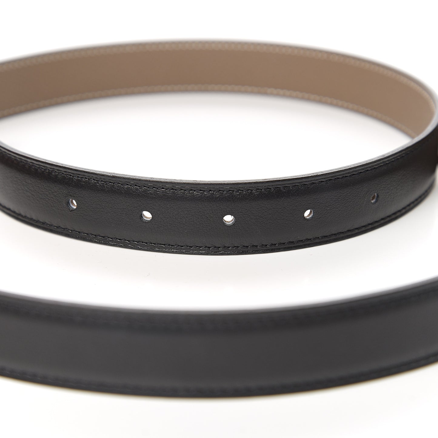 Epsom Swift 24mm Collier De Chien CDC Belt 85 Etoupe Black