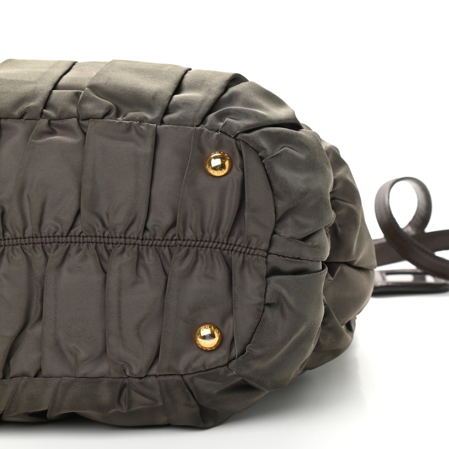 Prada Tessuto Nylon Gaufre Tote Fumo 9 of 16