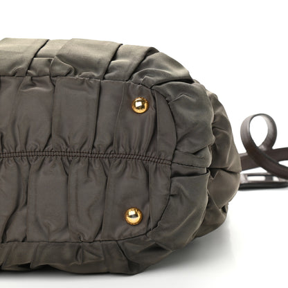 Prada Tessuto Nylon Gaufre Tote Fumo 9 of 16