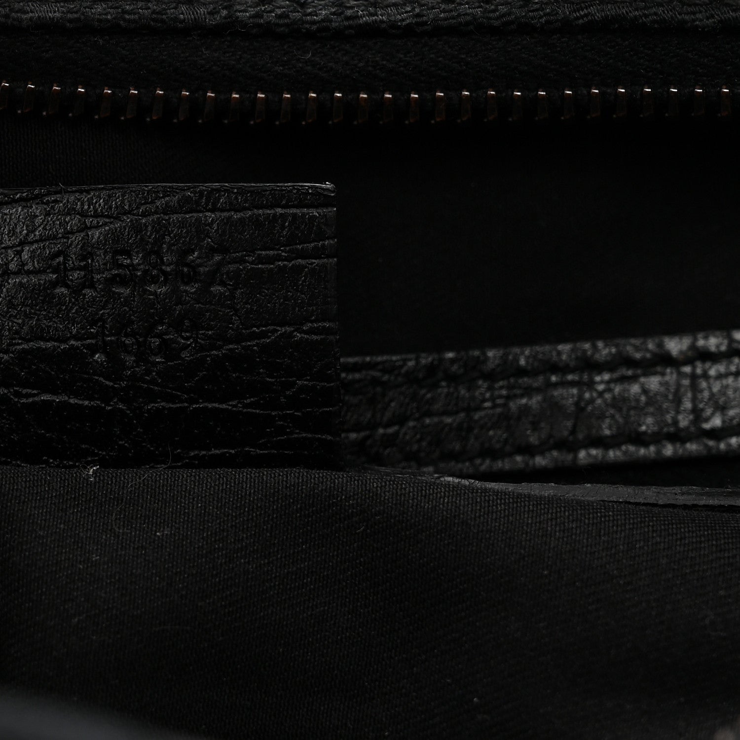 Gucci Monogram Medium Horsebit Chain Hobo Black 7 of 13