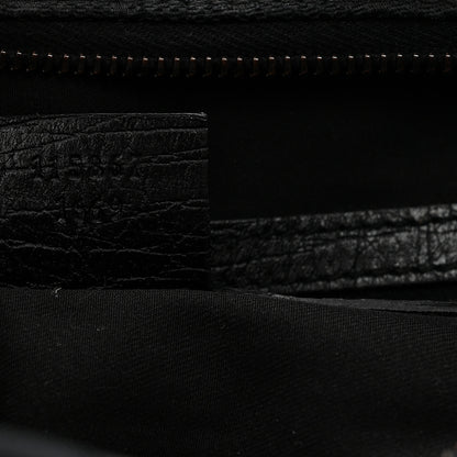 Gucci Monogram Medium Horsebit Chain Hobo Black 7 of 13