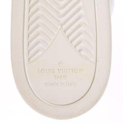 Louis Vuitton Calfskin Reverse Monogram Boombox High Top Sneakers 38.5 White 8 of 11