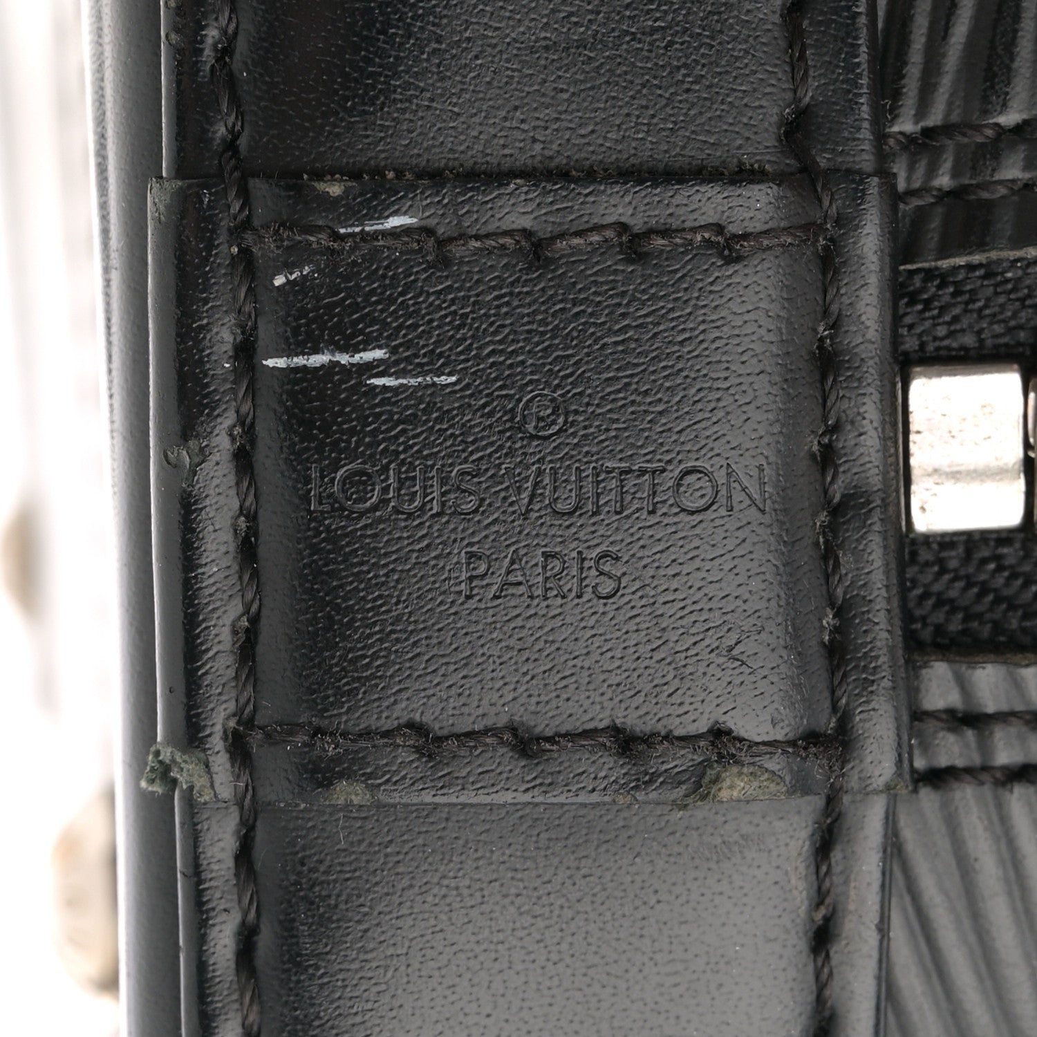 Louis Vuitton Epi Alma BB Black 6 of 15