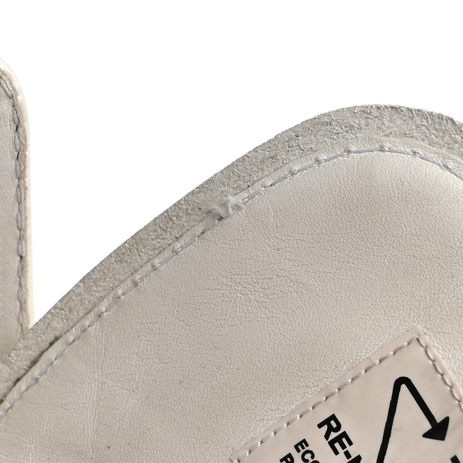 Prada Spazzolato Rois Re-Nylon Metal Triangle Logo Monolith Pouch Pocket 55mm Boots 36 White 11 of 14