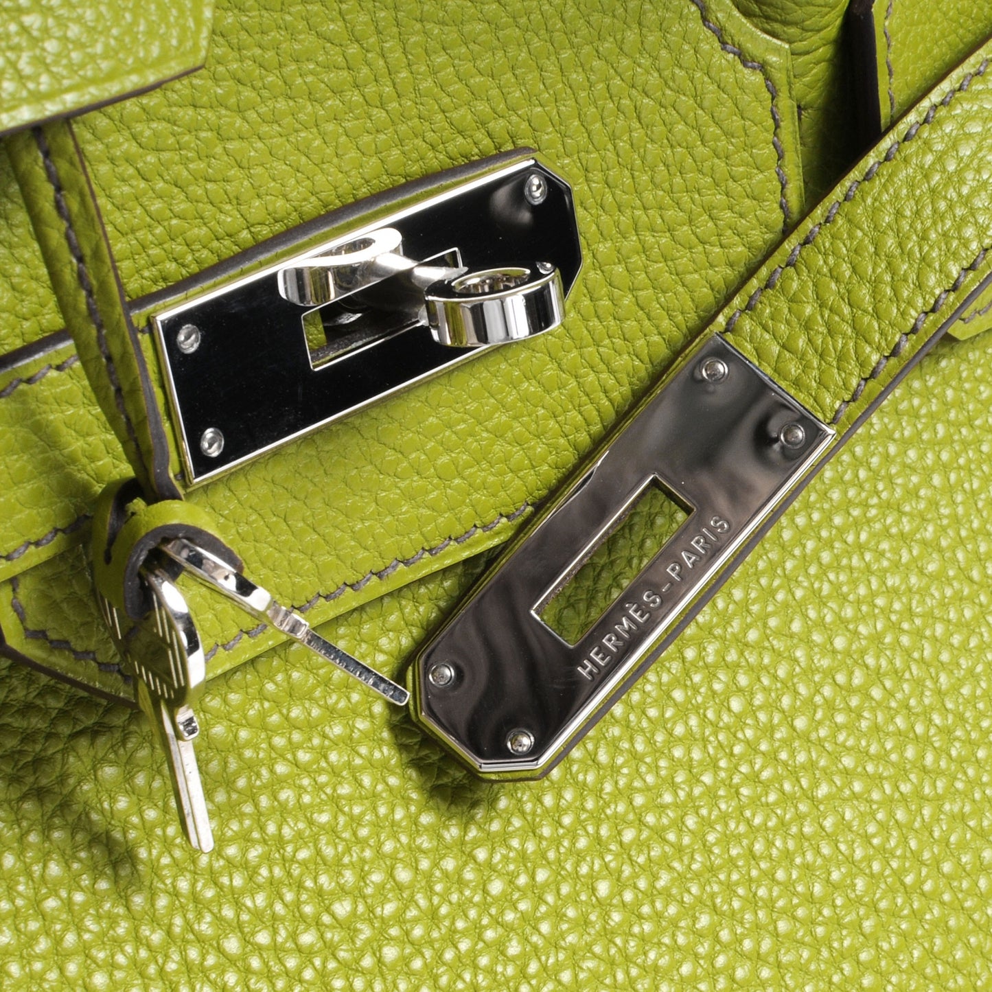 Togo Birkin 35 Vert Anis