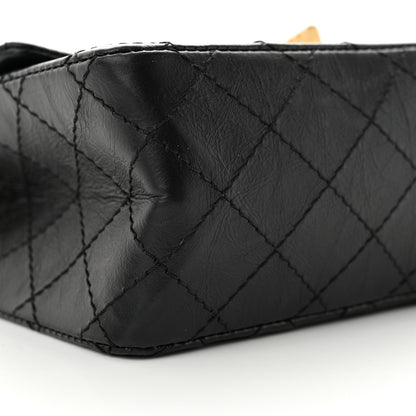 Chanel Aged Calfskin Quilted 2.55 Reissue Mini Flap Black 9 of 11