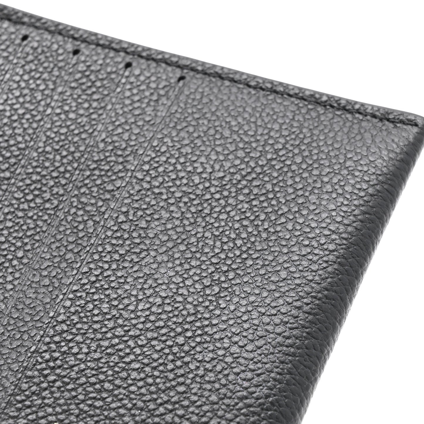 Calfskin Felicie Chain Wallet Card Holder Insert Black