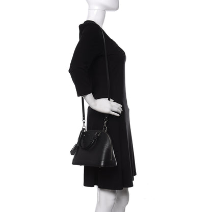 Louis Vuitton Epi Alma BB Black 2 of 11