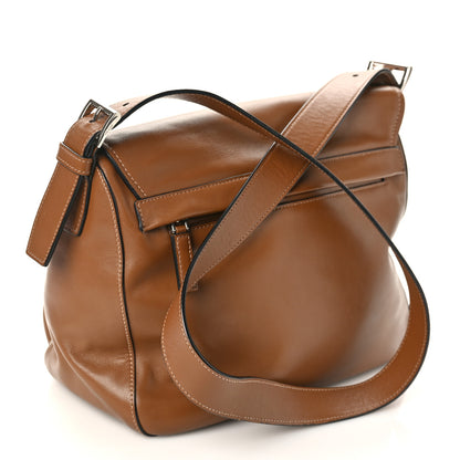 Prada Soft Calf Messenger Bag Caramel 2 of 8