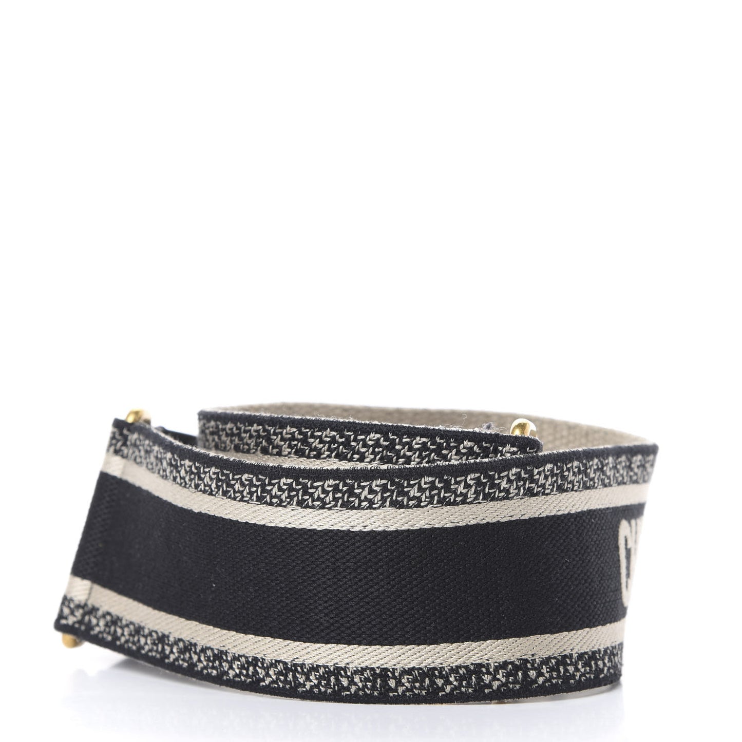 Canvas Embroidered Shoulder Strap Blue