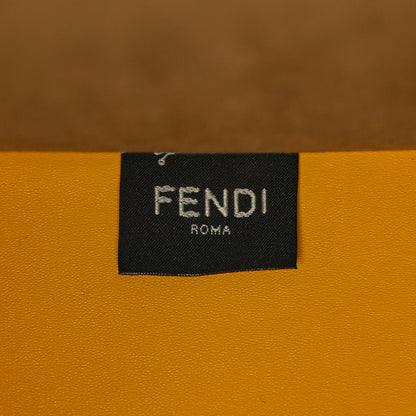 Fendi Vitello King Tamponato Plexiglass Medium Sunshine Shopper Tote Mimosa 7 of 11