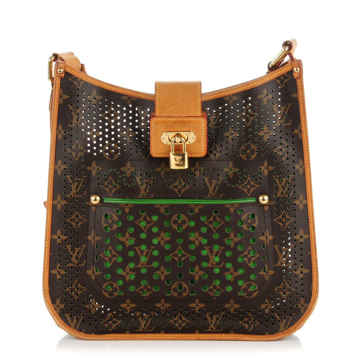 Louis Vuitton Monogram Perforated Musette Green 1 of 7