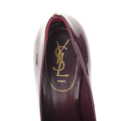 Saint Laurent Vitello Vernice Tribtoo 105 Pumps 40 Amarena 9 of 16